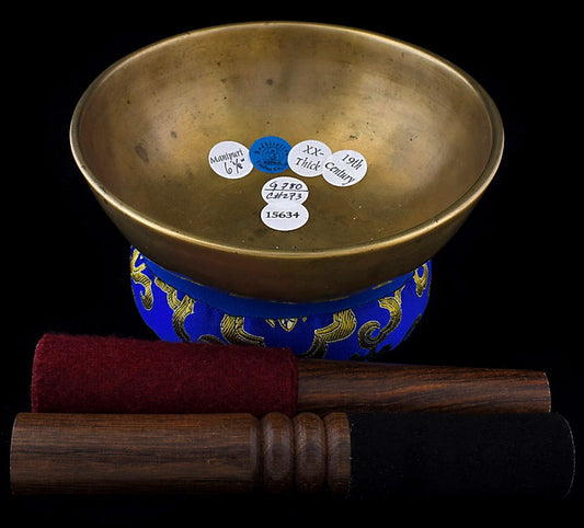Antique Singing Bowl - Manipuri G5 6.1" A15634