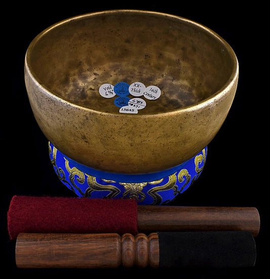 Rare Antique Singing Bowl - Void C#4 6.8" AR15645