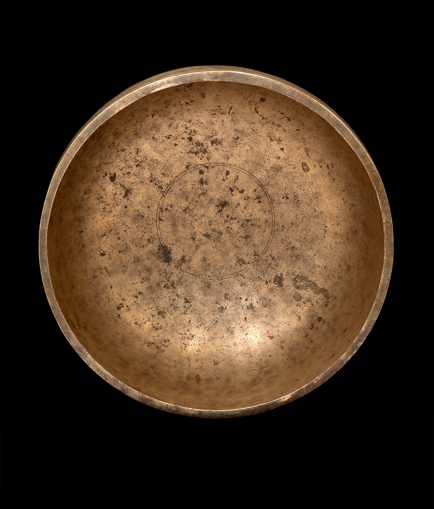 Antique Jambati Singing Bowl C 133Hz 11.25" A15859