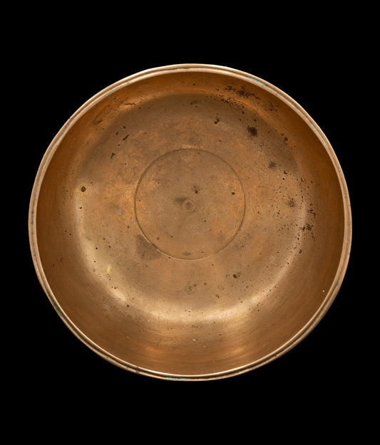 Antique Buddha Singing Bowl G3 199Hz 7" A16077