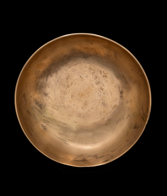 Antique Manipuri Void Singing Bowl B2 122Hz 8.5" A16086