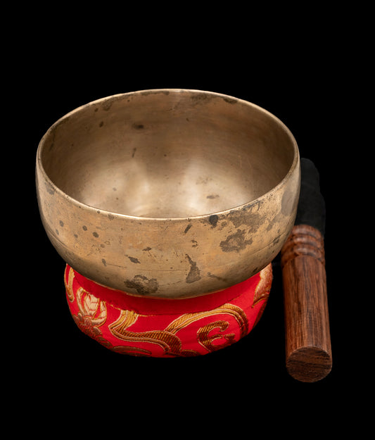 Antique Cup Thadobati Singing Bowl G4 398Hz 4.5" A16091