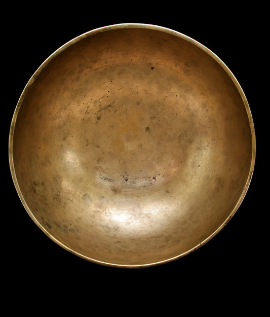 Antique Jambati Singing Bowl  F# 91Hz 11 1/2" A16113
