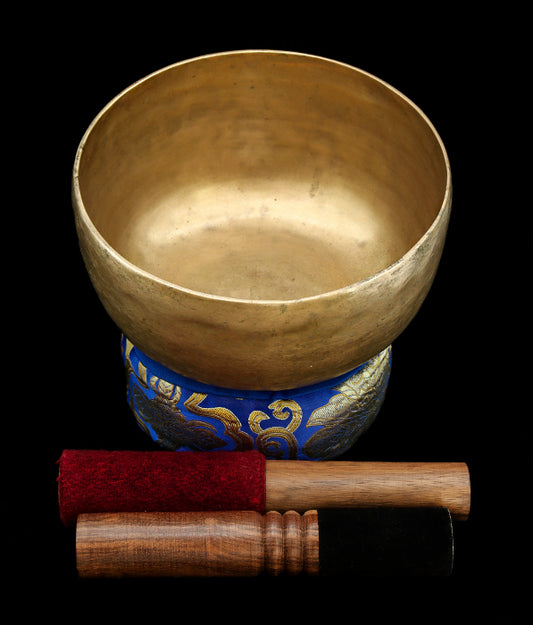 Antique Thadobati Singing Bowl F3 171Hz 7" A16126