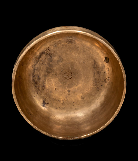Antique, Special Thick, Void Thadobati Singing Bowl A#3 234Hz 7" A16136