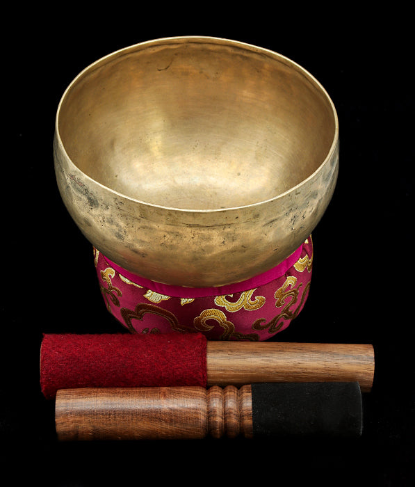 Antique Cobrebati Singing Bowl D3 146Hz (Near Concert Pitch) 7" A16165