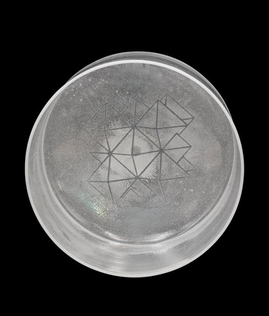 Alchemy Crystal Singing Bowl - Great Salt Lake Salt Bowl - B2 125Hz 7.5" C16246