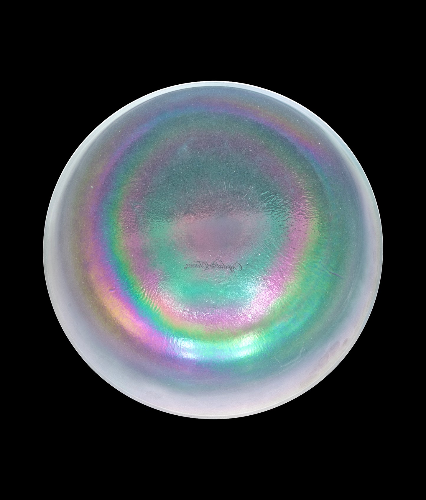 Alchemy Crystal Singing Bowl - Archangel Michael, Frosted Rim Inside - F#3 187Hz 11.5" C16248