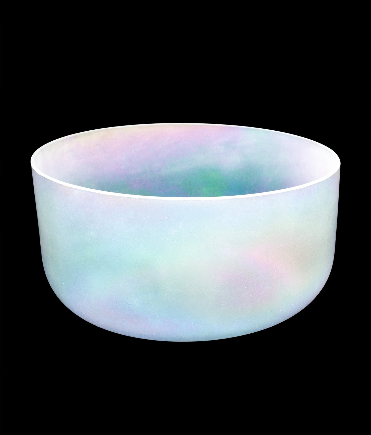 Alchemy Crystal Singing Bowl - Archangel Michael, Frosted Rim Inside - F#3 187Hz 11.5" C16248