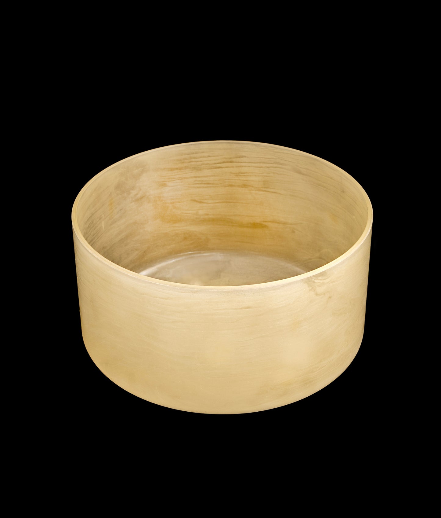Alchemy Crystal Singing Bowl - Libyan Gold Tektite - E4 321Hz 9" C16258