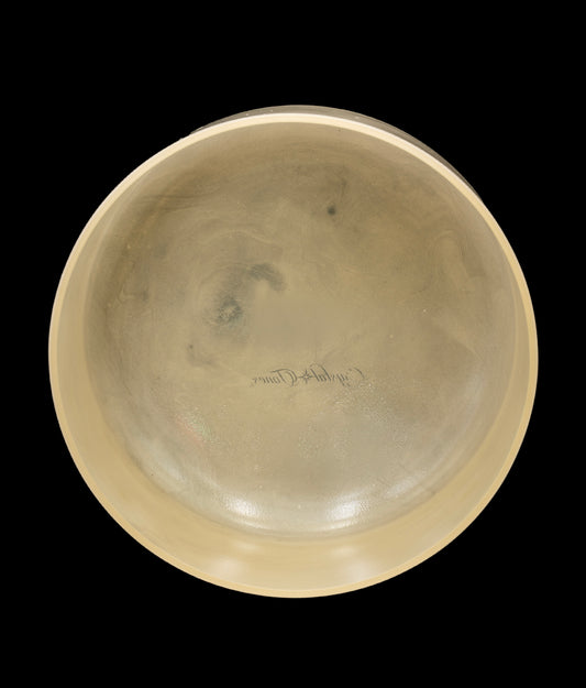 Alchemy Crystal Singing Bowl - Libyan Gold Tektite - E4 321Hz 9" C16258