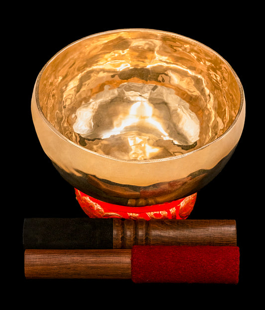 New Thadobati Singing Bowl D 297Hz 6 1/2" N15887