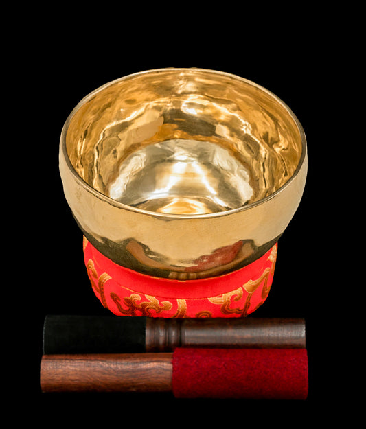 New Thadobati Singing Bowl D 297Hz 6 1/2" N15895