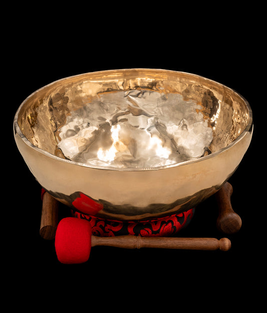 New Jambati Singing Bowl F#2 94Hz 13.75" N15912