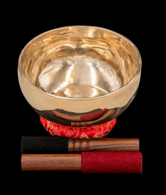 New Thadobati Singing Bowl A# 230Hz 7.5" N15924