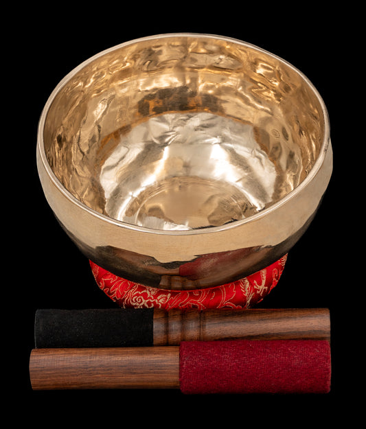 New Thadobati Singing Bowl A# 233Hz (Near Concert Pitch) 6.75" N15947