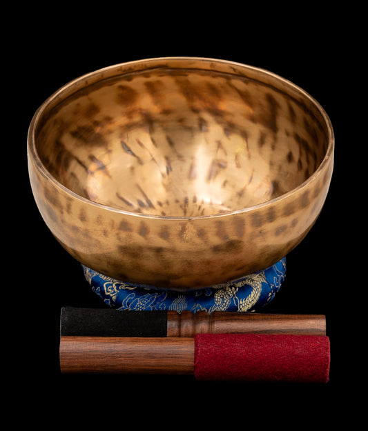 New Thadobati Singing Bowl G3 196Hz near concert pitch 8.25" N15988