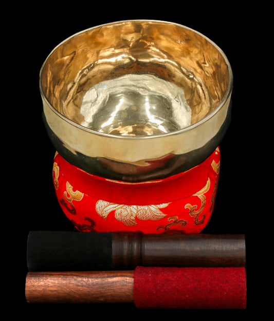 New Thadobati Singing Bowl D# 316Hz 6" N16205