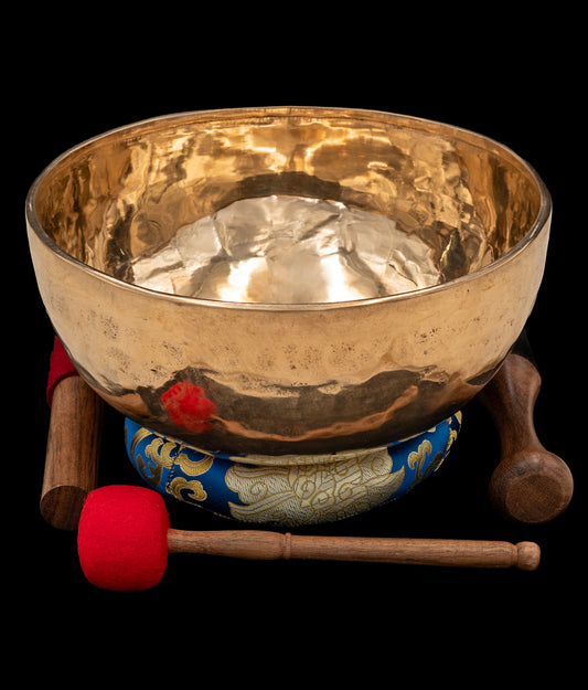 New Thadobati Singing Bowl A# 118Hz 9.75" N16225