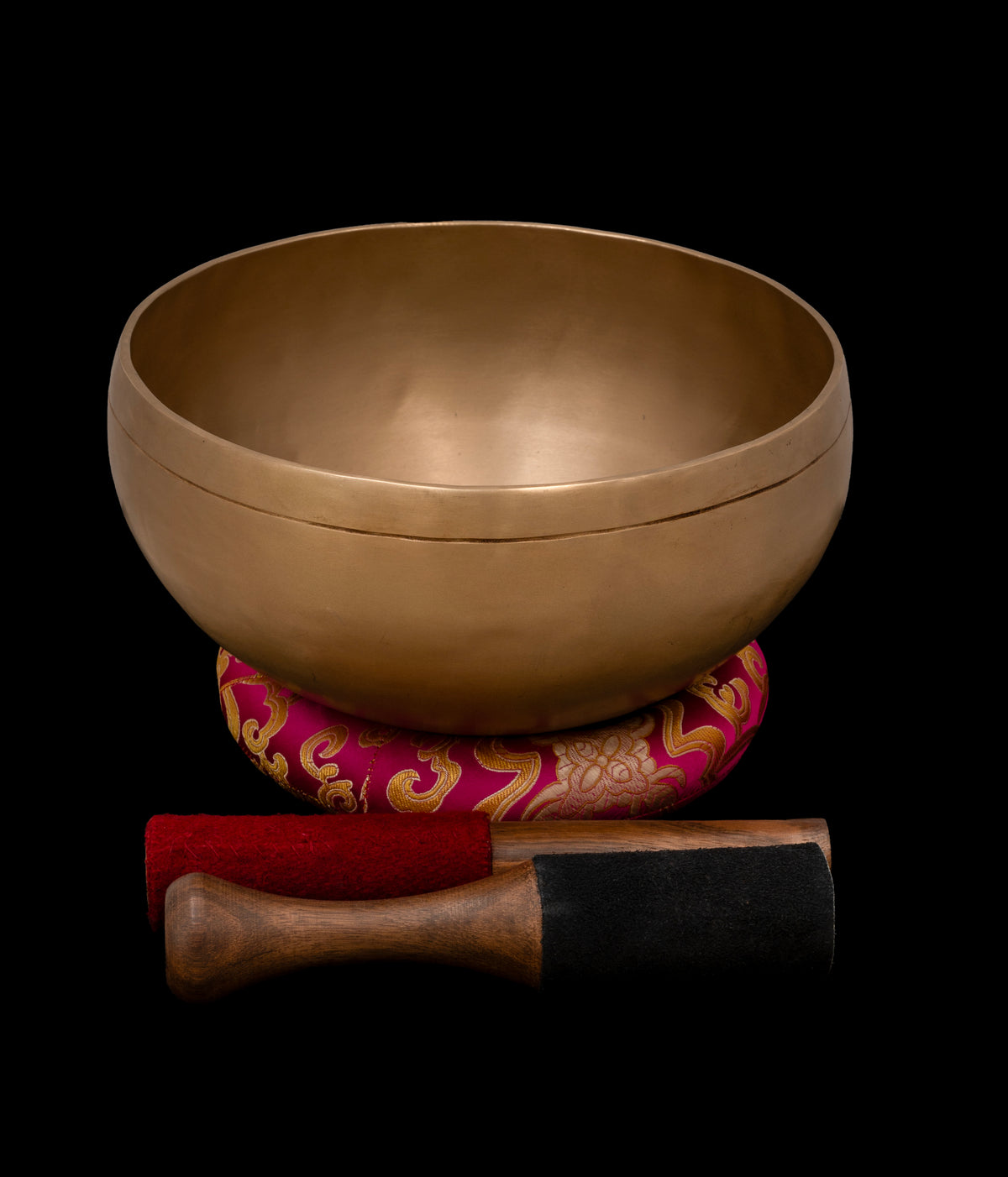 New Satin Gold Finish Tara Singing Bowl D#3 155Hz (NCP) 9" N16523