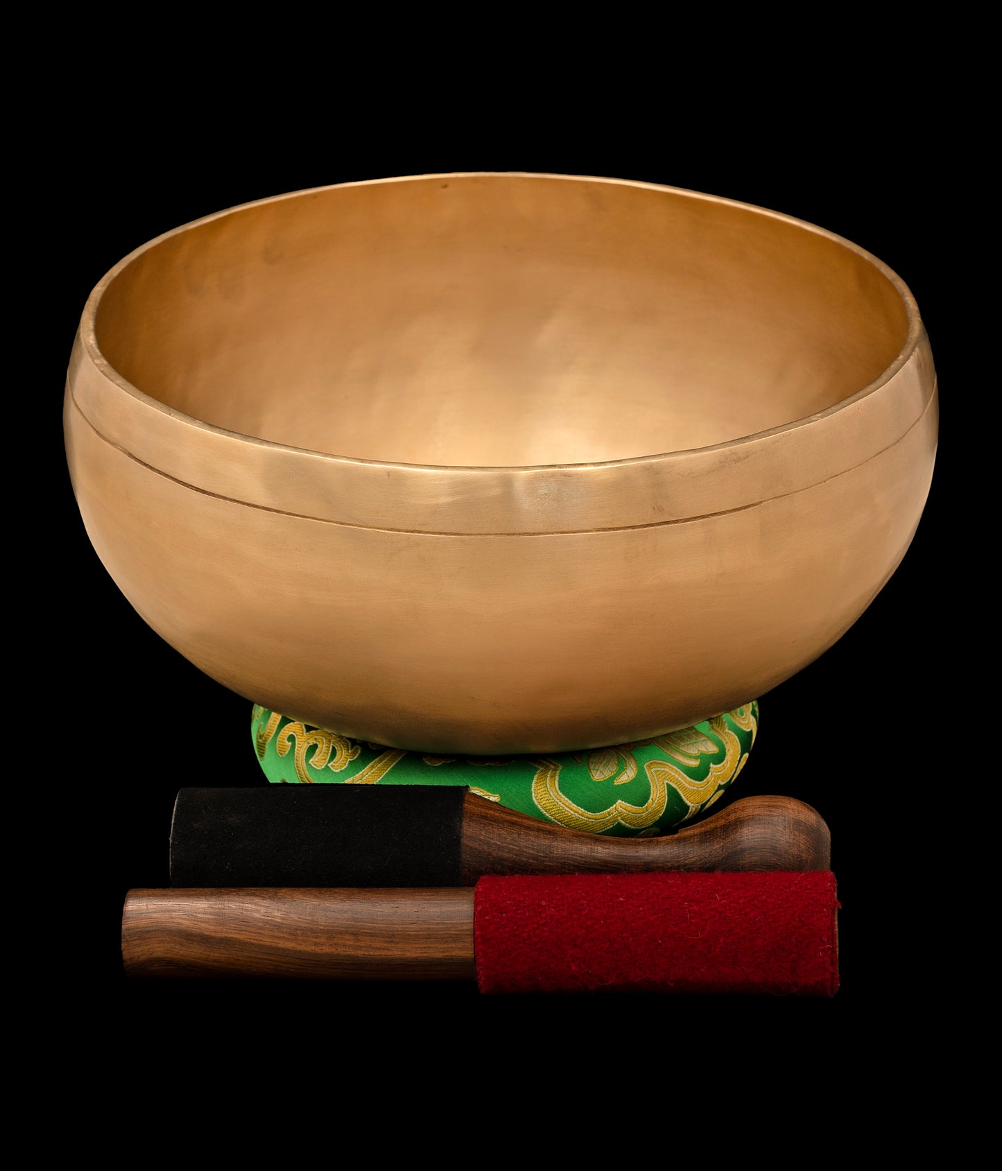 New Release: Satin Gold Finish Tara Singing Bowl C2 65Hz 10 1/2" N16528