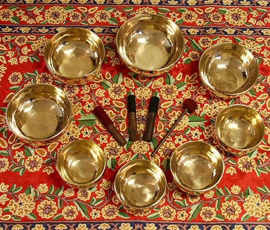 New Diatonic Singing Bowl Set - C3 Scale - NS15974