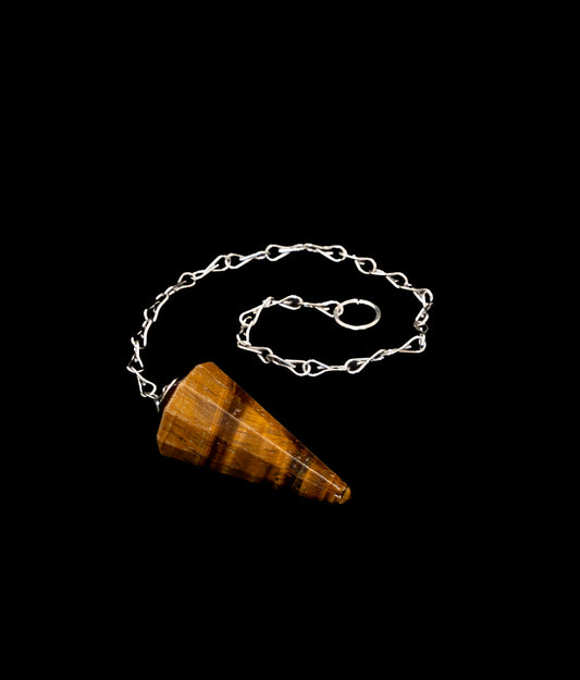 Tiger Eye Crystal Pendulum