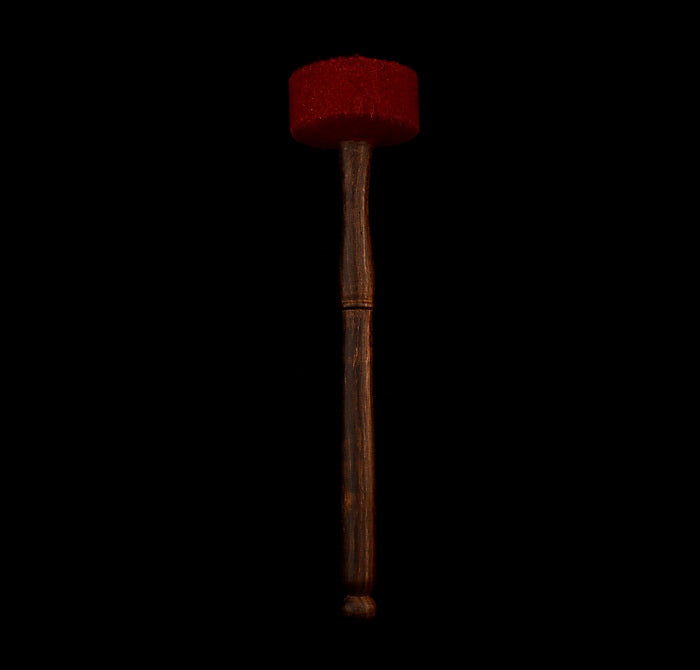 Wool-Padded Nepalese Gong Mallet, Large
