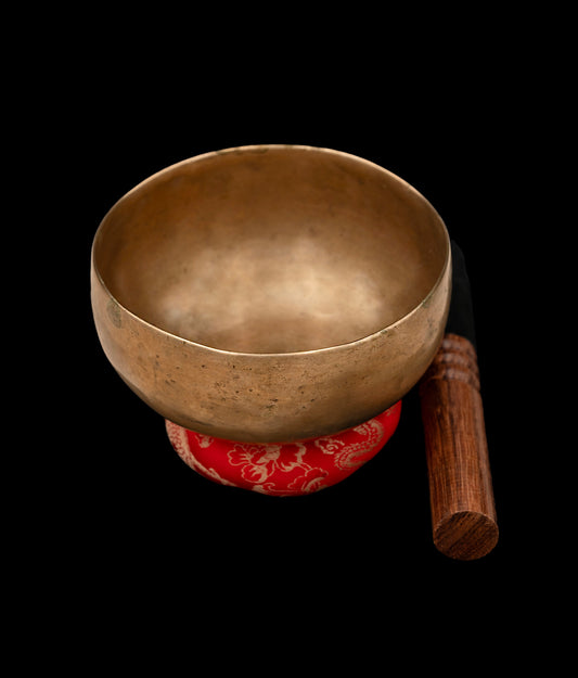 Antique Cup Thadobati Singing Bowl G4 400Hz 4.5" A16068