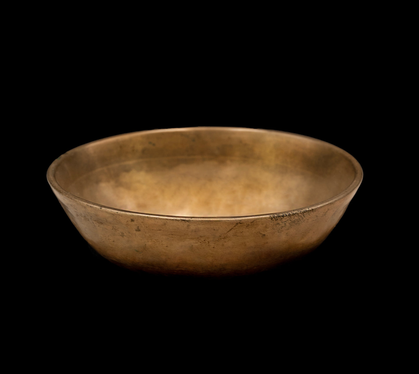 Antique Manipuri Singing Bowl F#4 379Hz 5" A16071