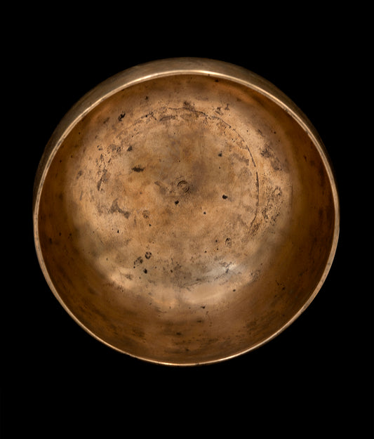 Antique High Wall Thadobati Singing Bowl G#3 205Hz 6 1/2" A16102