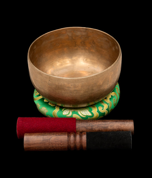 Antique High Wall Thadobati Singing Bowl G#3 209Hz 6 1/2" A16125