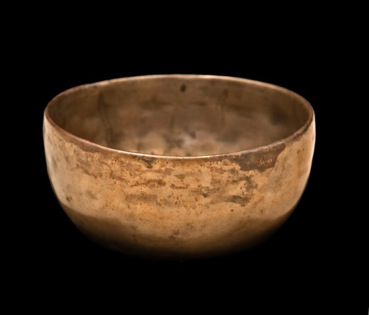 Antique Cup Thadobati Singing Bowl G# 414Hz (Near Concert Pitch) 4.75" A16154