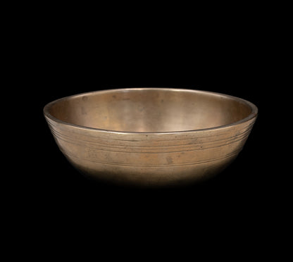 Antique Manipuri Singing Bowl A4 440Hz (NCP) 4 1/2" A16286
