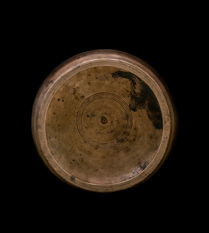 Antique Mani Singing Bowl D5 598Hz 7" A16294