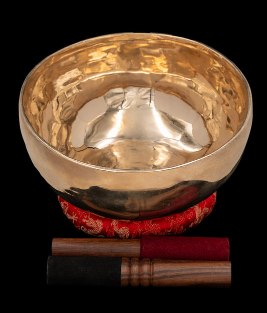 Drogpa-Series Thadobati Singing Bowl D3 148Hz 9.25" N15877