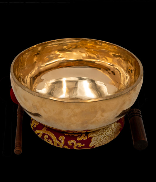 New Thadobati Singing Bowl D#3 159Hz 9.75" N15878