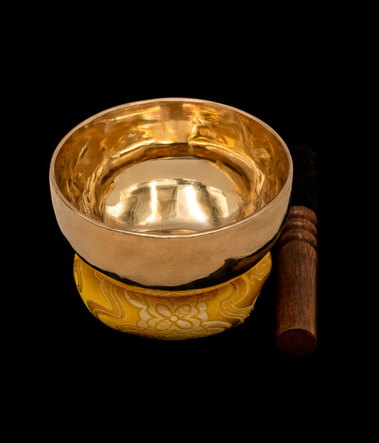 New Contemporary Cup Singing Bowl B4 487Hz 4 1/2" N16340