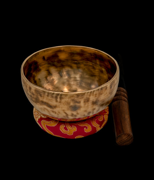 New Tiger Finish Cup Singing Bowl A4 440Hz (NCP) 5" N16362