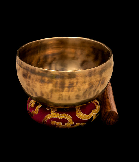New Tiger Finish Cup Singing Bowl A4 440Hz 5" N16363