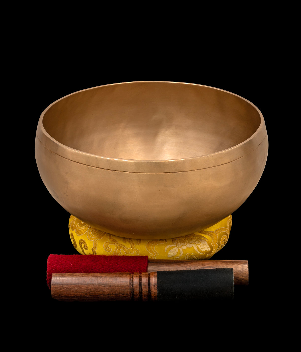 New Satin Gold Finish Tara Singing Bowl D3 146Hz 9" N16513