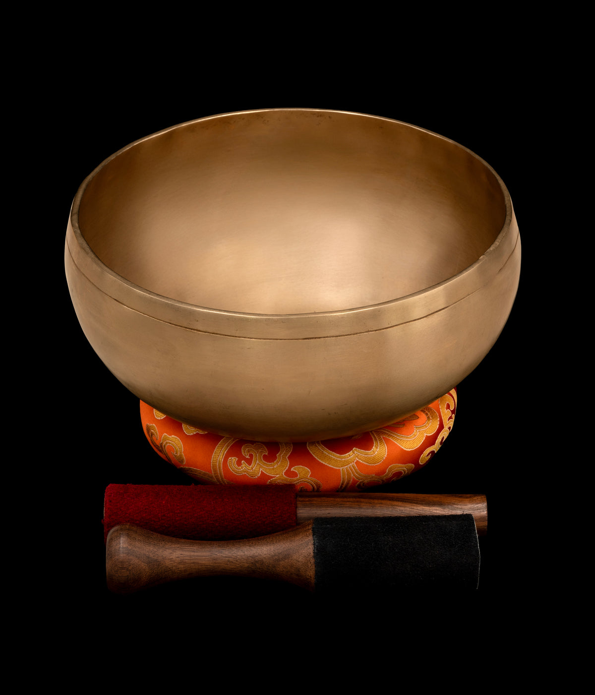 New Satin Gold Finish Tara Singing Bowl D3 143Hz 9 1/2" N16525
