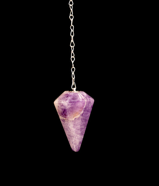 Amethyst Crystal Pendulum