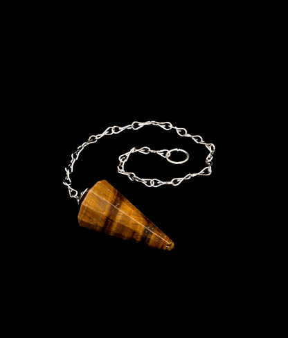 Tiger Eye Crystal Pendulum