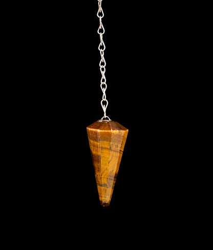 Tiger Eye Crystal Pendulum